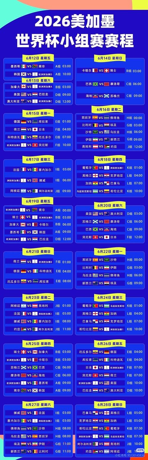 2026世界杯直播实时更新观看指南实时查看